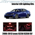 thumbnail image 1 of XtremeVision Interior LED for Lexus IS250 IS350 ISF 2006-2013 14 pcs Red Interior LED Kit + Installation Tool Tool, 1 of 7