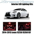 thumbnail image 1 of XtremeVision Interior LED for Lexus IS250 IS350 ISF 2014-2015 11 pcs Red Interior LED Kit + Installation Tool, 1 of 3