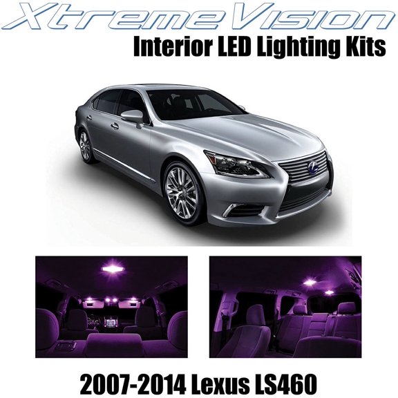 XtremeVision Interior LED for Lexus LS460 LS600h 2007-2014 13 pcs Pink Interior LED Kit + Installation Tool