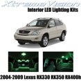 thumbnail image 1 of XtremeVision Interior LED for Lexus RX330 RX350 RX400h 2004-2009 6 pcs Green Interior LED Kit + Installation Tool, 1 of 7