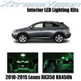 thumbnail image 1 of XtremeVision Interior LED for Lexus RX350 RX450h 2010-2015 10 pcs Green Interior LED Kit + Installation Tool, 1 of 7