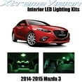 thumbnail image 1 of XtremeVision Interior LED for Mazda 3 2014+ 6 pcs Green Interior LED Kit + Installation Tool, 1 of 7