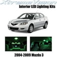 thumbnail image 1 of XtremeVision Interior LED for Mazda 3 MS3 2004-2009 10 pcs Green Interior LED Kit + Installation Tool, 1 of 7