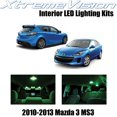 thumbnail image 1 of XtremeVision Interior LED for Mazda 3 MS3 2010 - 2013 Sedan Hatch (7 Pieces) Green Interior LED Kit/Installation Tool, 1 of 4