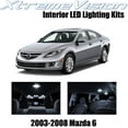thumbnail image 1 of XtremeVision Interior LED for Mazda 6 2003-2008 8 pcs Pure White Interior LED Kit + Installation Tool, 1 of 3