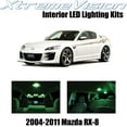 thumbnail image 1 of XtremeVision Interior LED for Mazda RX-8 RX8 2004-2014 5 pcs Green Interior LED Kit + Installation Tool, 1 of 4