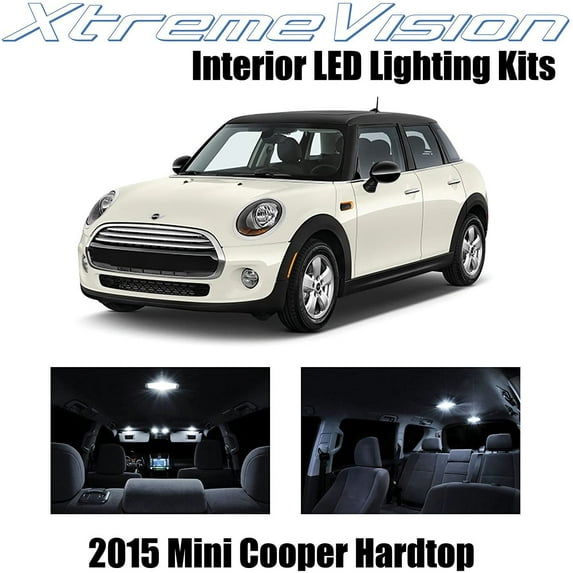 XtremeVision Interior LED for Mini Cooper 2015+ Hardtop 4 Doors 7 pcs Pure White Interior LED Kit + Installation Tool