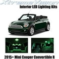 thumbnail image 1 of XtremeVision Interior LED for Mini Cooper Convertible R 2015+ 10 pcs Green Interior LED Kit + Installation Tool, 1 of 3
