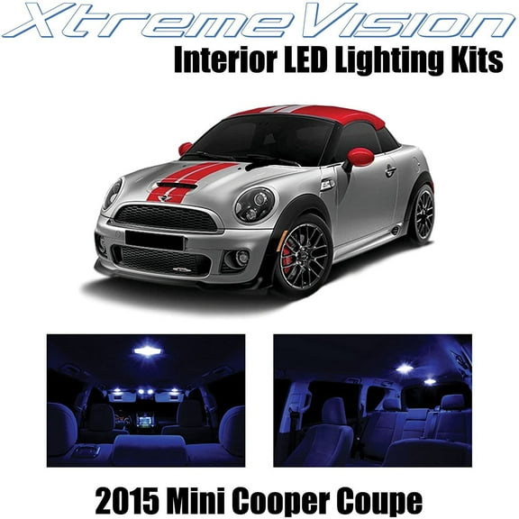XtremeVision Interior LED for Mini Cooper Coupe 2015+ 11 pcs Blue Interior LED Kit + Installation Tool