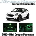 thumbnail image 1 of XtremeVision Interior LED for Mini Cooper Paceman 2015+ 17 pcs Green Interior LED Kit + Installation Tool, 1 of 4