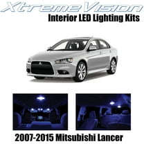 XtremeVision Interior LED for Mitsubishi Evo Lancer 2007-2015 8 pcs Blue Interior LED Kit   Installation Tool
