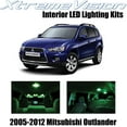 thumbnail image 1 of XtremeVision Interior LED for Mitsubishi Outlander 2005-2012 4 pcs Green Interior LED Kit + Installation Tool, 1 of 7