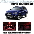 thumbnail image 1 of XtremeVision Interior LED for Mitsubishi Outlander 2005-2012 4 pcs Red Interior LED Kit + Installation Tool, 1 of 7