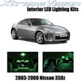 thumbnail image 1 of XtremeVision Interior LED for Nissan 350Z 2003-2008 5 pcs Green Interior LED Kit + Installation Tool, 1 of 7