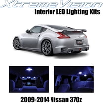 XtremeVision Interior LED for Nissan 370Z 2009-2014 8 pcs Blue Interior LED Kit Installation Tool