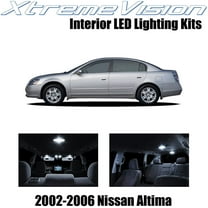 XtremeVision Interior LED for Nissan Altima Sedan 2002-2006 10 pcs Pure White Interior LED Kit Installation Tool