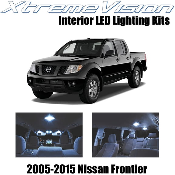 XtremeVision Interior LED for Nissan Frontier 2005-2015 5 pcs Cool White Interior LED Kit + Installation Tool