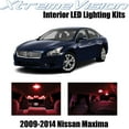 thumbnail image 1 of XtremeVision Interior LED for Nissan Maxima 2009-2014 14 pcs Red Interior LED Kit + Installation Tool Tool, 1 of 7