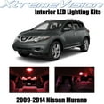 thumbnail image 1 of XtremeVision Interior LED for Nissan Murano 2009-2014 10 pcs Red Interior LED Kit + Installation Tool, 1 of 7