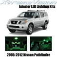 thumbnail image 1 of XtremeVision Interior LED for Nissan Pathfinder 2005-2012 (10 Pieces) Green Interior LED Kit + Installation Tool, 1 of 9