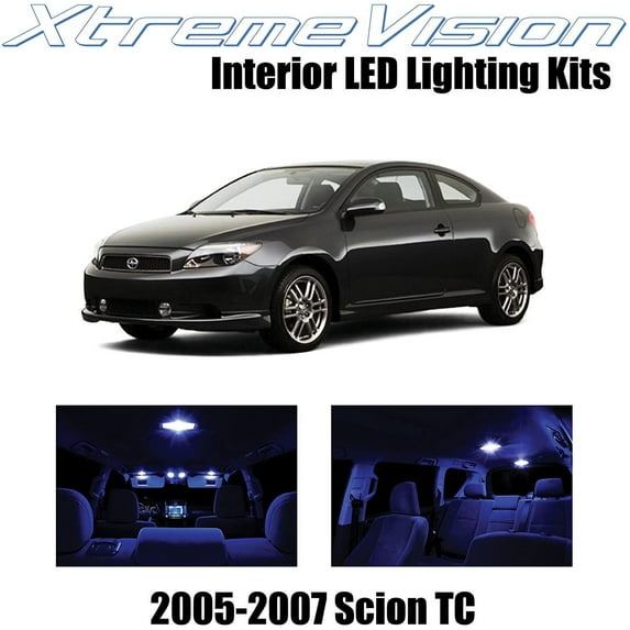 XtremeVision Interior LED for Scion TC 2005-2007 10 pcs Blue Interior LED Kit + Installation Tool