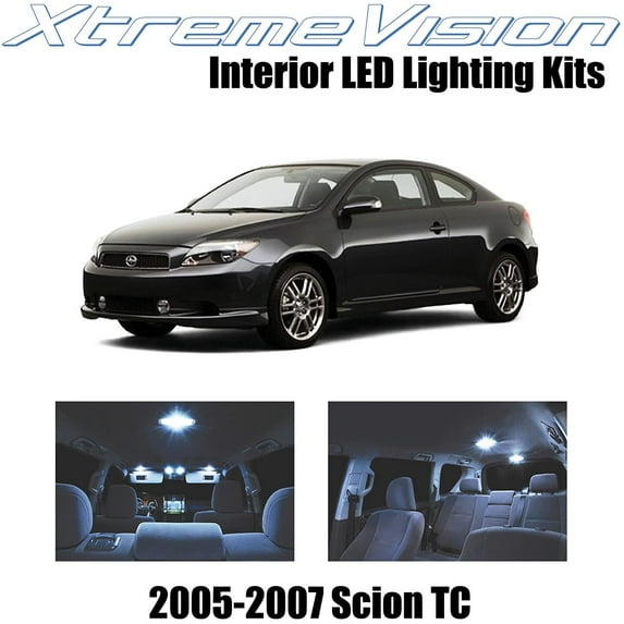 XtremeVision Interior LED for Scion TC 2005-2007 10 pcs Cool White Interior LED Kit + Installation Tool