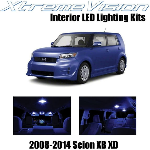 XtremeVision Interior LED for Scion XB XD 2008-2014 12 pcs Blue Interior LED Kit + Installation Tool