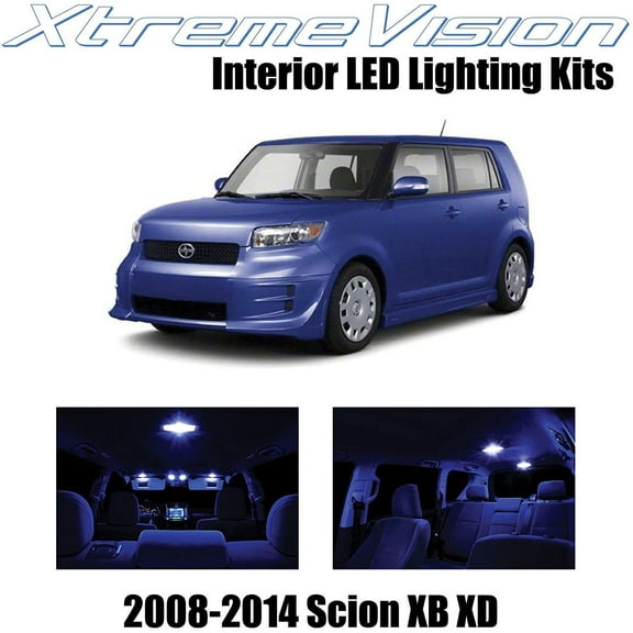 XtremeVision Interior LED for Scion XB XD 2008-2014 12 pcs Blue Interior LED Kit + Installation Tool