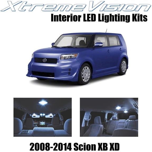 XtremeVision Interior LED for Scion XB XD 2008-2014 12 pcs Cool White Interior LED Kit + Installation Tool