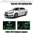 thumbnail image 1 of XtremeVision Interior LED for Subaru Legacy 2004-2014 8 pcs Green Interior LED Kit + Installation Tool, 1 of 7