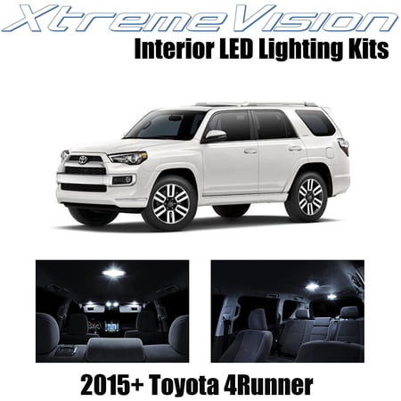 XtremeVision Interior LED for Toyota 4Runner 2015+ 13 pcs Pure White Interior LED Kit + Installation Tool
