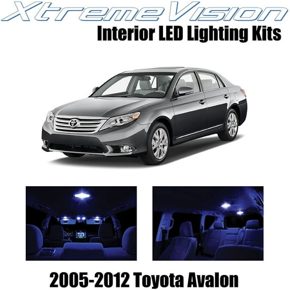 XtremeVision Interior LED for Toyota Avalon 2005-2012 16 pcs Blue Interior LED Kit + Installation Tool Tool