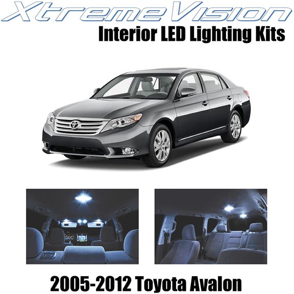 XtremeVision Interior LED for Toyota Avalon 2005-2012 16 pcs Cool White Interior LED Kit + Installation Tool Tool