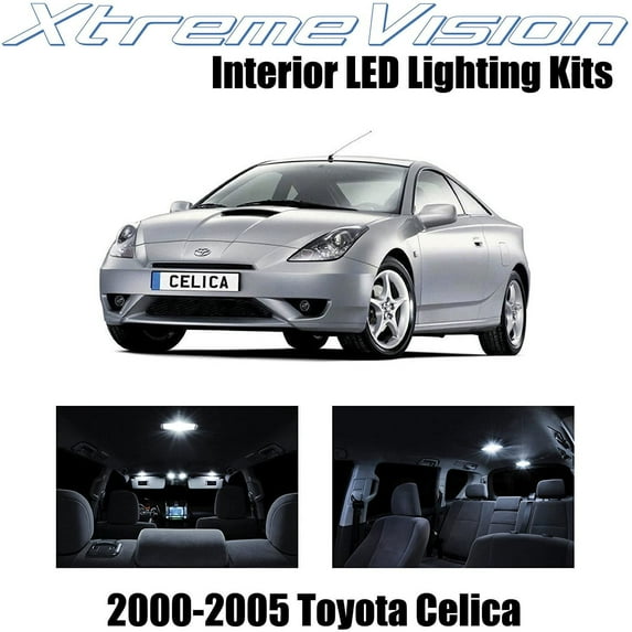 XtremeVision Interior LED for Toyota Celica 2000-2005 4 pcs Pure White Interior LED Kit + Installation Tool