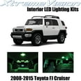 thumbnail image 1 of XtremeVision Interior LED for Toyota FJ Cruiser 2008-2015 4 pcs Green Interior LED Kit + Installation Tool, 1 of 7