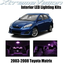 XtremeVision Interior LED for Toyota Matrix 2003-2008 6 pcs Pink Interior LED Kit   Installation Tool