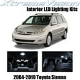 thumbnail image 1 of XtremeVision Interior LED for Toyota Sienna 2004-2010 14 pcs Pure White Interior LED Kit + Installation Tool, 1 of 7