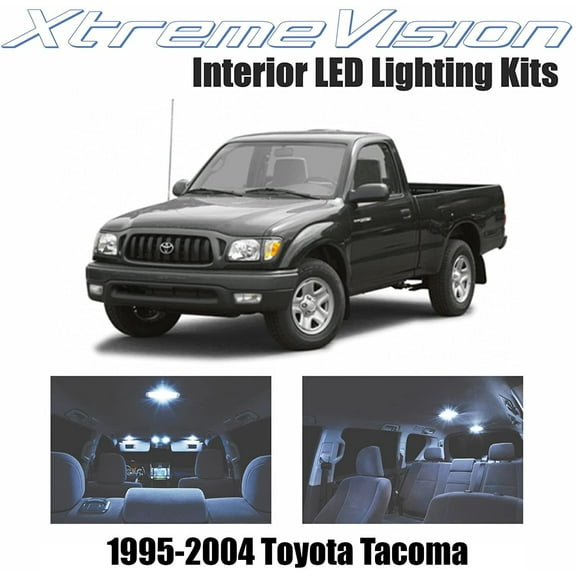 XtremeVision Interior LED for Toyota Tacoma 1995-2004 3 Pieces Cool White Interior LED Kit + Installation Tool
