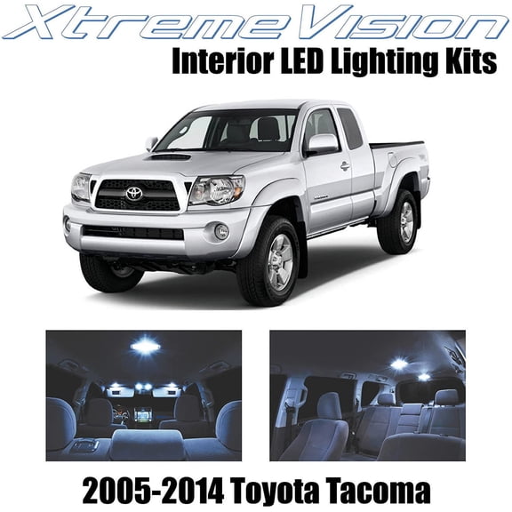 XtremeVision Interior LED for Toyota Tacoma 2005-2014 6 pcs Cool White Interior LED Kit + Installation Tool