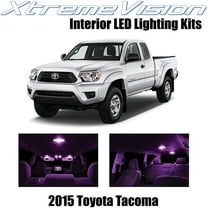 XtremeVision Interior LED for Toyota Tacoma 2015 7 pcs Pink Interior LED Kit Installation Tool Tool