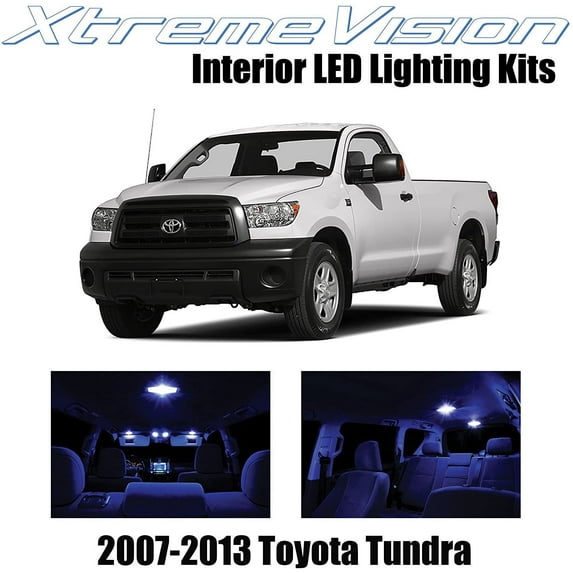 XtremeVision Interior LED for Toyota Tundra 2007-2013 14 pcs Blue Interior LED Kit + Installation Tool