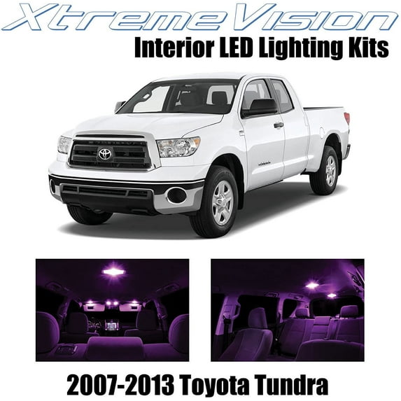 XtremeVision Interior LED for Toyota Tundra 2007-2013 14 pcs Pink Interior LED Kit + Installation Tool