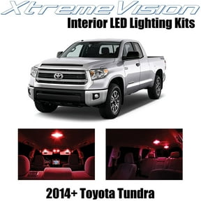 XtremeVision Interior LED for Toyota Tundra 2014+ 14 pcs Red Interior LED Kit + Installation Tool