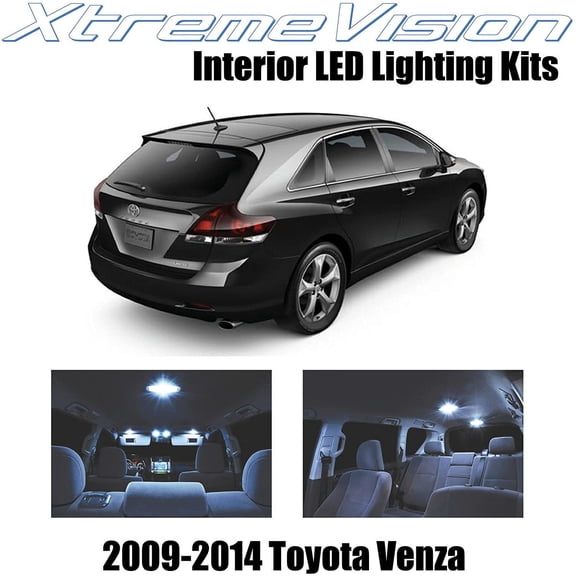 XtremeVision Interior LED for Toyota Venza 2009-2014 14 pcs Cool White Interior LED Kit + Installation Tool