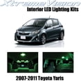 thumbnail image 1 of XtremeVision Interior LED for Toyota Yaris 2007-2011 6 pcs Green Interior LED Kit + Installation Tool, 1 of 7
