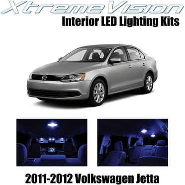 XtremeVision Interior LED for Volkswagen Jetta Golf 2011-2012 12 pcs Blue Interior LED Kit + Installation Tool