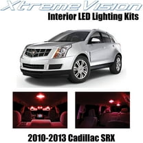 XtremeVision LED for Cadillac SRX 2010-2013 15 Pieces Red Premium Interior LED Kit Package   Installation Tool