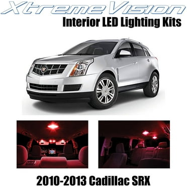 XtremeVision LED for Cadillac SRX 2010-2013 15 Pieces Red Premium Interior LED Kit Package + Installation Tool