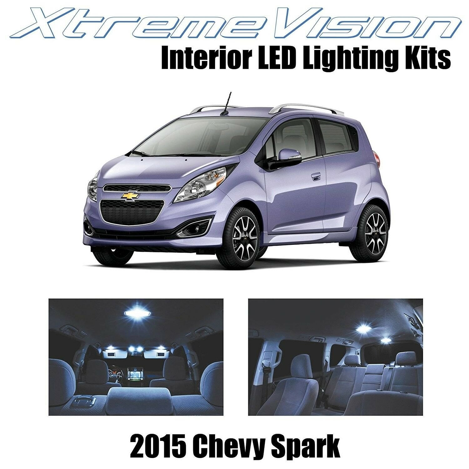 XtremeVision Pink Interior LED Kit For Chevy Equinox 2015 - 11 Piece Bulb Set + Tool - View #7