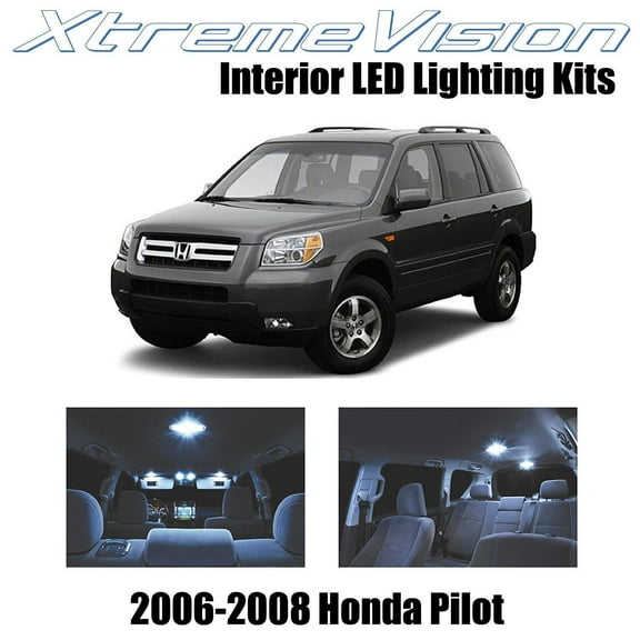 XtremeVision LED for Honda Pilot 2006-2008 12 Pieces Cool White Premium Interior LED Kit Package + Installation Tool Tool